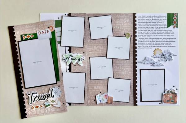 12 Travel Adventure Scrapbook Layout Ideas