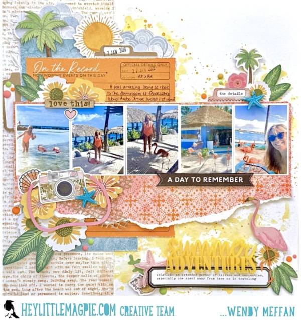 12 Summer at the Beach Scrapbook Layout Ideas