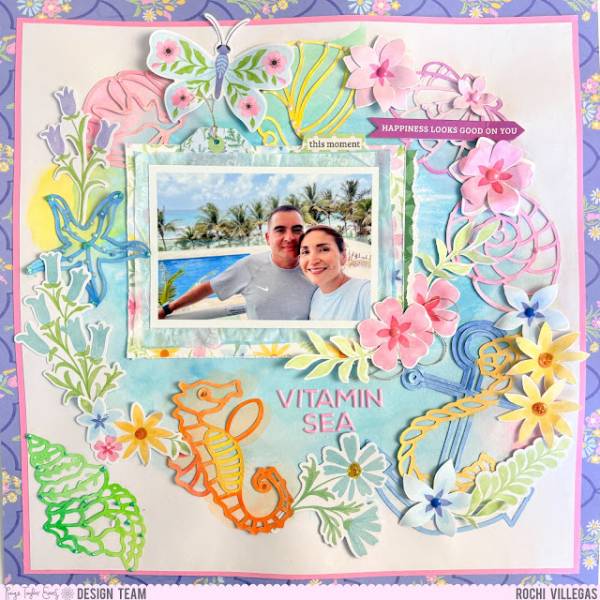 12 Summer at the Beach Scrapbook Layout Ideas