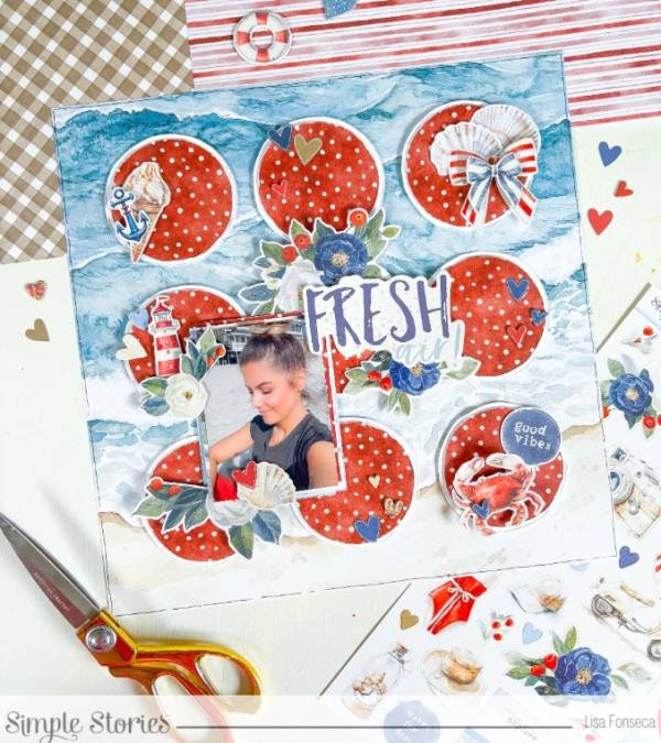 12 Summer at the Beach Scrapbook Layout Ideas