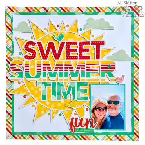 12 Summer at the Beach Scrapbook Layout Ideas
