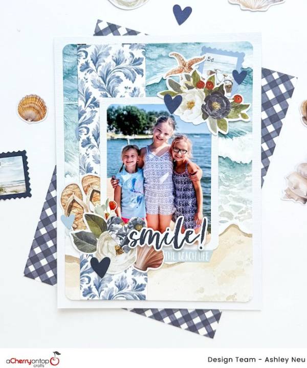 12 Summer at the Beach Scrapbook Layout Ideas