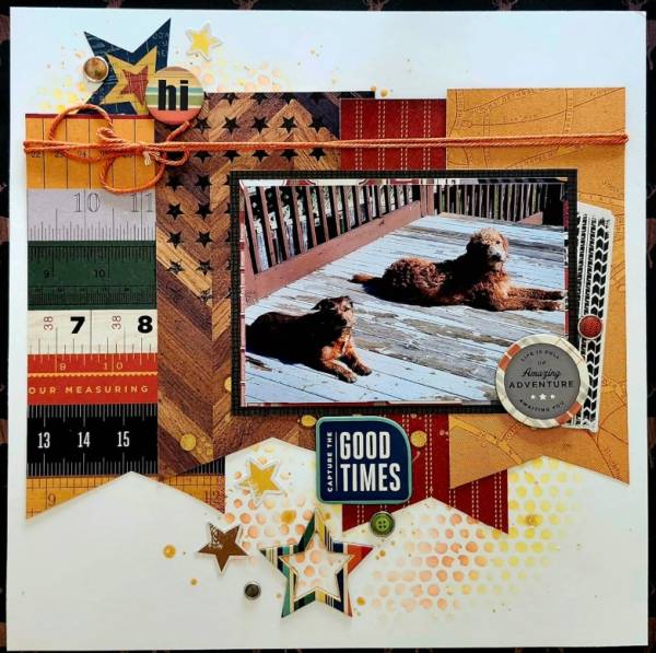 12 Rustic Scrapbooking Layout Ideas