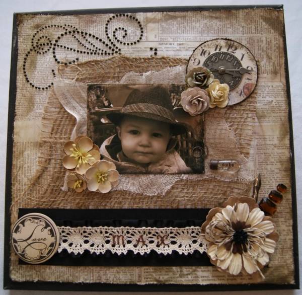 12 Rustic Scrapbooking Layout Ideas