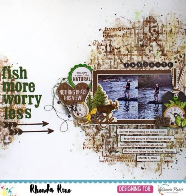 12 Rustic Scrapbooking Layout Ideas