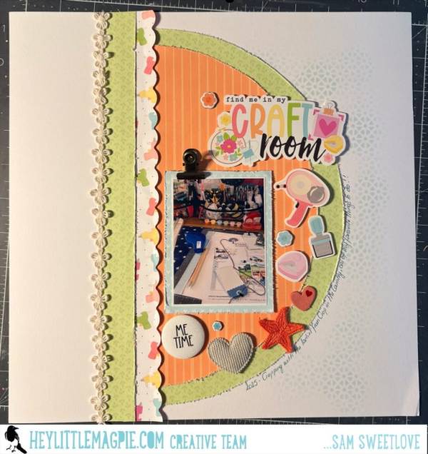12 Scrapbook Layouts with Scalloped and Lacey Details