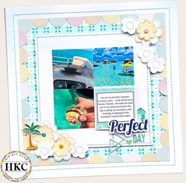 12 Scrapbook Layouts with Scalloped and Lacey Details
