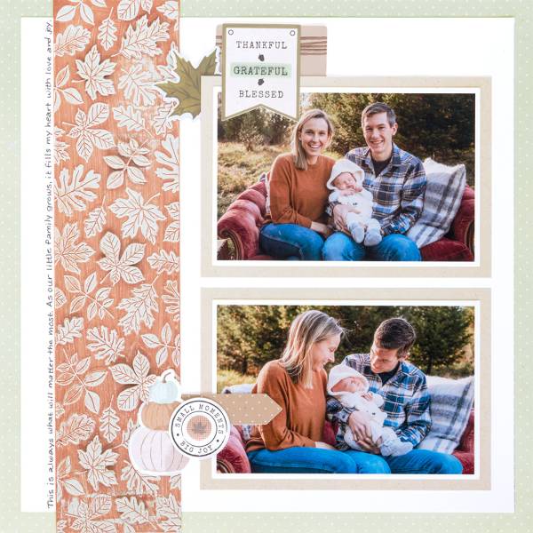 12 Family Scrapbook Layout Ideas for Fall