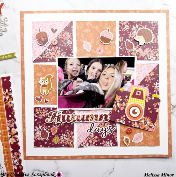 12 Family Scrapbook Layout Ideas for Fall