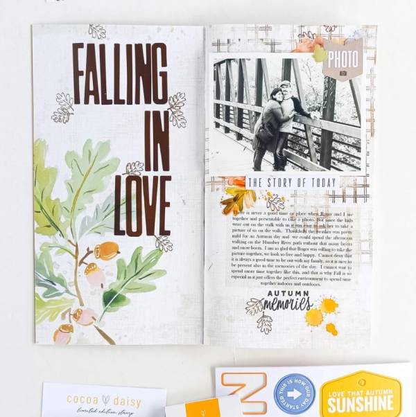 12 Family Scrapbook Layout Ideas for Fall