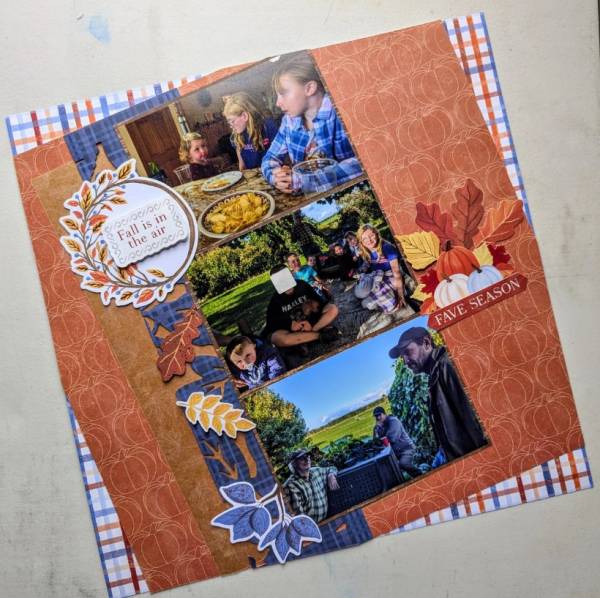 12 Family Scrapbook Layout Ideas for Fall