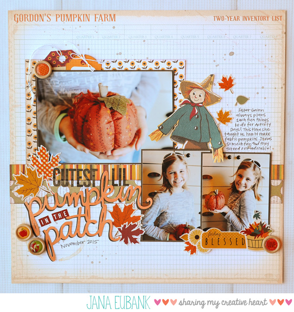 12 Fall Scrapbook Layouts for Going to the Pumpkin Patch