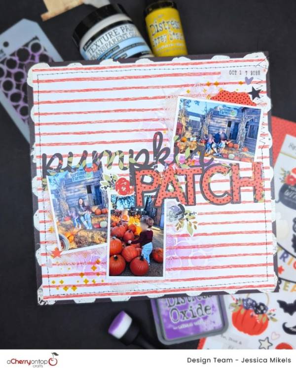 12 Fall Scrapbook Layouts for Going to the Pumpkin Patch