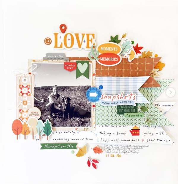 12 Fall Scrapbook Layouts for Going to the Pumpkin Patch