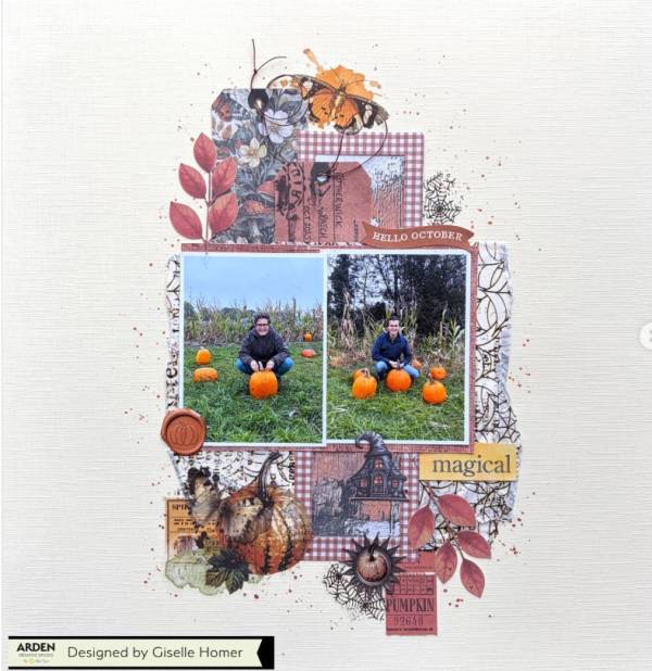 12 Fall Scrapbook Layouts for Going to the Pumpkin Patch