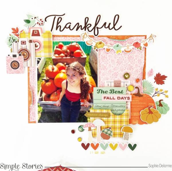 12 Fall Scrapbook Layouts for Going to the Pumpkin Patch