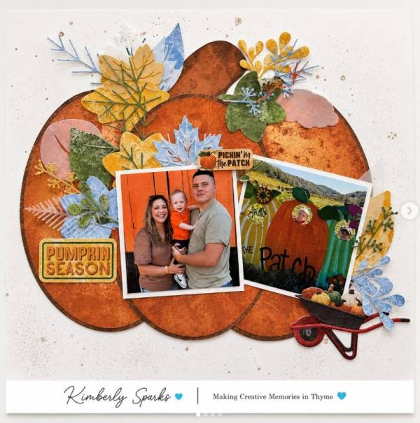 12 Fall Scrapbook Layouts for Going to the Pumpkin Patch